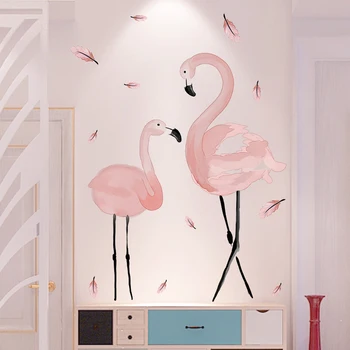 Flamingo Gyvūnų Sienų Lipdukai 
