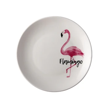 Flamingo Porceliano Indai, Keramikos Salotos Cukraus Sriuba Ryžių Dubenėlį Patiekalas, Desertas Plokštės Kavos Puodelio Lėkštė, Puodelis Vakarienė Nustatyti Indai