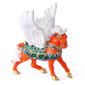 FLETCHER Prekės Išskirtinį Arklys su Sparnais Stiliaus Papuošalų Dėžutė