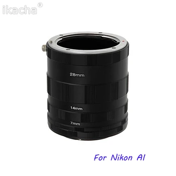 Fotoaparatas Macro Extension Tube Žiedas M42 Canon Nikon 