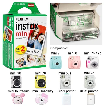 Fujifilm Instax Mini 9 8 Kino Balta Krašto fotopopierius, Fotojuostos, skirtos Liplay Polaroid FUJI Momentinių Mini LiPlay 7s 70 90 Fotoaparatas