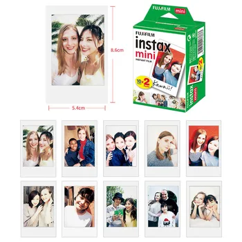 Fujifilm Instax Mini 9 8 Kino Balta Krašto fotopopierius, Fotojuostos, skirtos Liplay Polaroid FUJI Momentinių Mini LiPlay 7s 70 90 Fotoaparatas