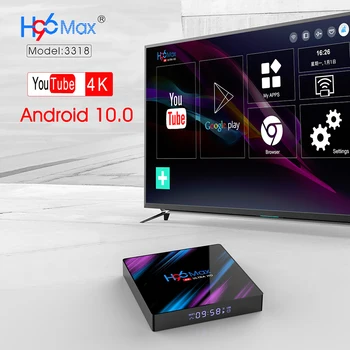Full HD H96 MAX TV Box S905X3 Quad Core Smart Tinklo Grotuvas 2.4/5G Wifi, Bluetooth 32GB 64GB Leadcool QHDTV 