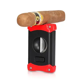 GALINER Cigarų V Cutter Anglies Pluošto Aštrių Cigarų Pjovimo Giljotina Dvigubai Geležtės Nešiojamų Rūkymo Reikmenys