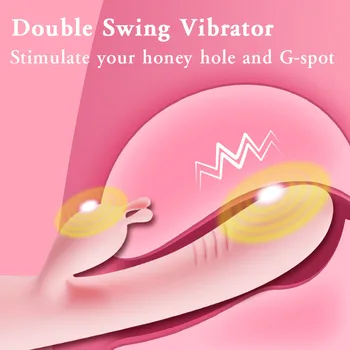 Galingas G Spot Vibratorius Dildo Sekso žaislas Rabbit Vibratorius Klitorio, Makšties massager Moterų Masturbator Sekso Žaislai Moterims