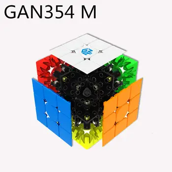 Gan 354 M Magnetinė dėlionė magija greitis Gan kubą 3x3 lipdukas mažiau profesinės Gan354 M magnetai kubo GAN354M žaislai vaikas