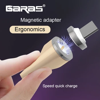 GARAS Magnetinio Adapteris, Skirtas 8pin/Micro/usb c tipo paramos Kroviklis Ir Duomenų Magnetas Adapteris