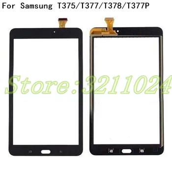 Geros kokybės Naujas Samsung Galaxy Tab E 8.0 T375 T377 T378 T377P Išorinis LCD Jutiklinis Ekranas skaitmeninis keitiklis Priekinis Stiklas, Jutiklis