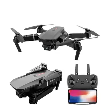 GloryStar E88 pro drone 4k HD dual camera vaizdo nustatymo 1080P WiFi fpv drone aukštis išsaugojimo rc quadcopter