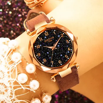Gogoey Moterų Laikrodžiai 2019 Prabangos Ponios Žiūrėti Žvaigždėtas Dangus Laikrodžiai Moterims Mados bayan kol saati Diamond Reloj Mujer 2019