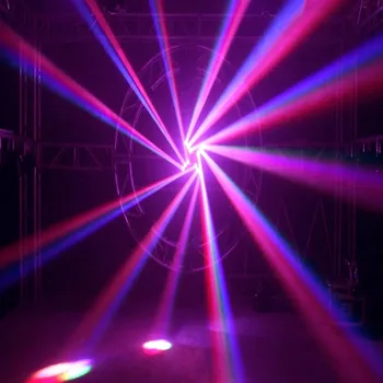 Greitas pristatymas LED scenos šviesos juda galvos Dmx valdymo pluošto, naudojamas vestuvių Dj klubas, diskoteka Kalėdų veiklos poveikio
