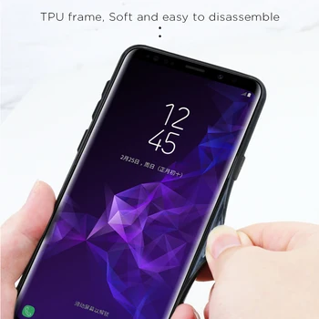 Grūdintas Stiklas Case For Samsung Galaxy S10 S10e S8 S9 Plus J4 J6 Plius A7 2018 Pastaba 9 8 Gėlių Padengti Širdies Atvejais, Samsung s10