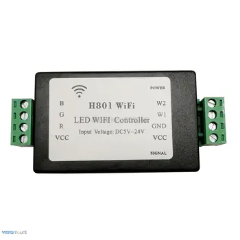 H801 RGBW WiFi LED Valdiklis RGBW LED Šviesos Juostelės Juosta DC5-24V įvesties 4CH*4A išėjimo 
