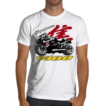 Hayabusa Lenktynininkas Motociklo Minkštos Medvilnės, Baltos arba Pilkos spalvos 1300 Gsxr Prekės 2019 Vyrams trumpomis Rankovėmis Cool Atsitiktinis Mielas T Shirts