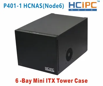 HCiPC 6Bay Mini ITX Tower Atveju,6Bay NAD HDD Talpyklos,6bay NAS Serveris,NAS ATVEJU