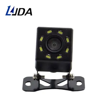 HD CCD 8 LED Automobilio Galinio vaizdo Kamera, Naktinio Matymo Universalus Automobilinis Atbulinės galinio vaizdo Kamera Plataus Kampo Automobilių Atsarginės automobilio Parkavimo Kamera