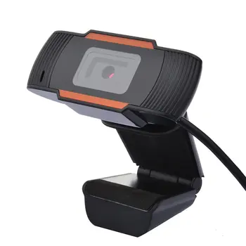 HD Kamera 1080P USB Kamera Pasukti Vaizdo Įrašymo Web Kamera su Mikrofonu PC Kompiuteris