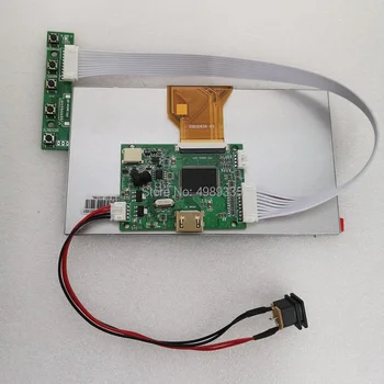 HDMI+audio LCD vairuotojo lenta 6,5 colių ekranas modulis Aviečių Pi nešiojamą rodyti prietaiso automobilių DIY400 ryškumas 800X480