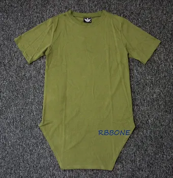 Hiphop armijos Žalioji arbata t marškinėliai vyrams Mados t shirts, negabaritinių lenktas hem tee roko ūdomis t shirts kanye west street T-shirt