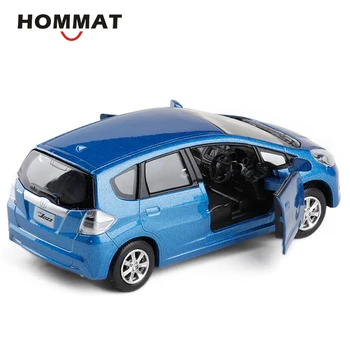 HOMMAT Modeliavimo 1:36 Honda Visus Naujus Džiazo Tilptų Modelio Automobilių Lieti Diecast Žaislinių Transporto priemonių Automobilio Modelį Dovana Automobilius Žaislai Vaikams Berniukams