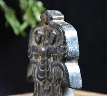 Hongshan kultūros archaize juodasis geležies meteoritas skulptūra tarnaitė bi statula
