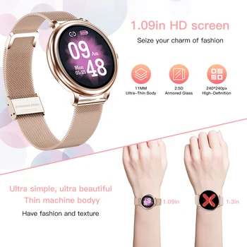 HopoFit smartwatch Reloj Inteligente Mujer Sporto Laikrodžiai Relojes Išmaniųjų Laikrodžių Apyrankės Moterų Sporto 2020 smatwach