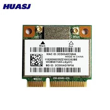 Huasj Atheros AR9462 AR5B22 802 dual band 300Mbps + Bluetooth4.0 Wifi WLAN kortelė Lenovo Y400 Y500 Y410P S215 U330 U430