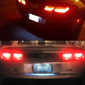IJDM OEM-Tinka Full LED White Xenon Can-autobusų Klaida Nemokamai Chevrolet Camaro Corvette SS Lygiadienis Impala Volt Licenciją Plokštelės Šviesos