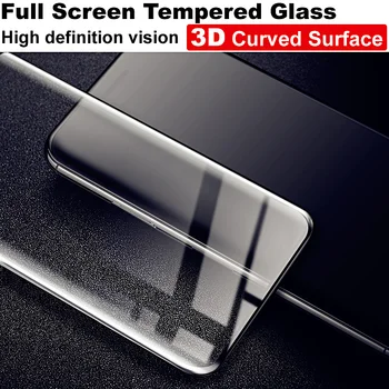 IMAK 3D Lenktas Grūdintas Stiklas Vivo X50 Pro 5G Stiklo Full Screen Protector Aprėptis Vivo X 50 Pro X50Pro Lenktas Filmas