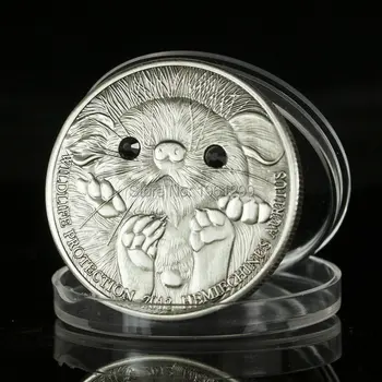 Imties monetos! 500 Togrog Mongolija Monetos/2012 ILGAI UNDULATA EŽYS Laukinės gamtos Apsaugos Sidabro Moneta, 2vnt