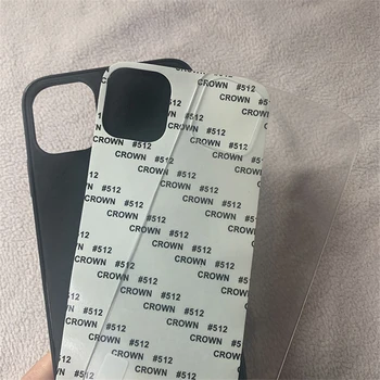 Individualų UV Spausdinimo Grūdintas Stiklas Case For iPhone 11 12 Pro X Xr Xs Max Padengti Tuščią Spauda 