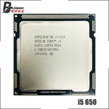 Intel Core i5-650 i5 650 3.2 GHz, Dual-Core CPU Procesorius 4M 73W LGA 1156
