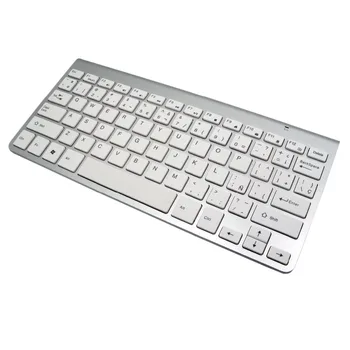 Ispanų ir anglų Ženklų Klaviatūra Ultra-Slim Belaidė Klaviatūra Teclado Išjungti Keycap 2.4 G Klaviatūra, skirta 