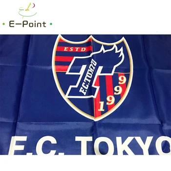 Japonija FC Tokyo 3ft*5ft (90*150cm) Dydis Kalėdų Dekoracijas Namų Vėliavos Banner Dovanos