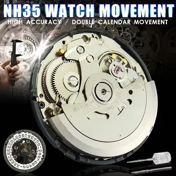 Japonija Originali NH35 Laikrodis Judėjimo Mechaninė Žiūrėti Judėjimas, Automatinė Didmeninės Nauja Atvykimas