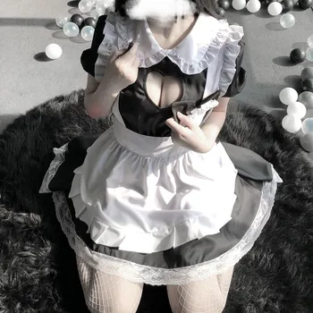 Japonijos Cosplay Seksualus Kambarinės Kostiumas Moterims Karšto Tarnaitė Anime Katės Kostiumai Moterų Karšto Sekso Apranga Mokyklos Mergina Vienodas
