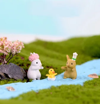 Japonijos kapsulė žaislas skerdienos 12pcs kawaii talismanas Pet animacinių filmų balta rausva pilka geltona Bunny triušiai gashapon duomenys Žaislas Vaikams Dovanų