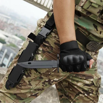 JAV Armijos M9 Šratasvydžio Taktinis Kovoti Plastiko Žaislas Durklas Cosplay Modelis Peilis Rodyti Karinio Mokymo Wargame Medžioklės Juoda Spalva