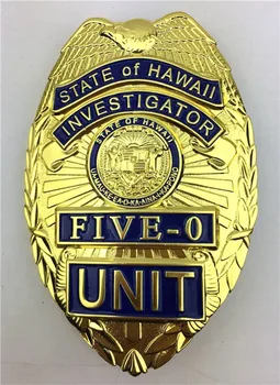 JAV Hawaii Five-0 Ženklelis Havajai 5 o Ženklelis Ženklelis Turėtojas Dovana Replika Pin Ženklelis