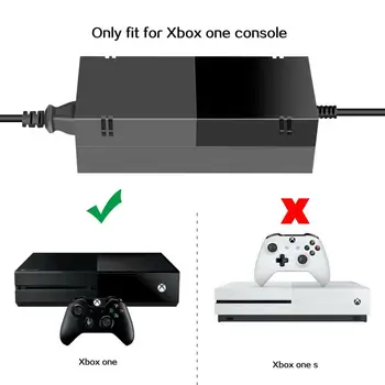 JAV/JK/ES Kištukas Xbox Vienas Maitinimo šaltinis, AC Adapteris Pakeitimo Įkroviklis W/Kabelinė Plytų Advanced Tyliausių Versija