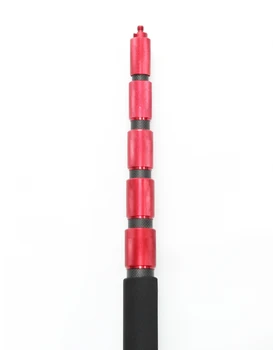 Jieyang JY500C anglies pluošto profesinės boom pole mikrofonas Gerviniu kibirą lazdele kabinti lazdele 5m Vamzdis boompole