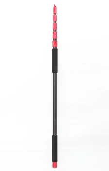 Jieyang JY500C anglies pluošto profesinės boom pole mikrofonas Gerviniu kibirą lazdele kabinti lazdele 5m Vamzdis boompole