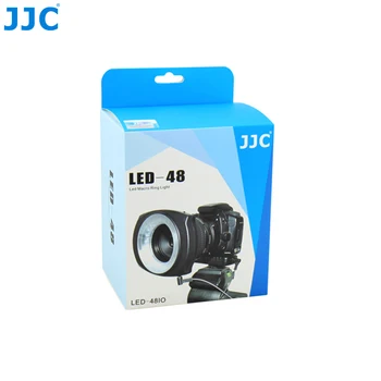 JJC DSLR Fotoaparato Blykstė, Vaizdo Speedlite Viduje Ne Pusė Visos LED Makro Žiedas Šviesos CANON NIKON SONY, Fuji Olymous Panasonic