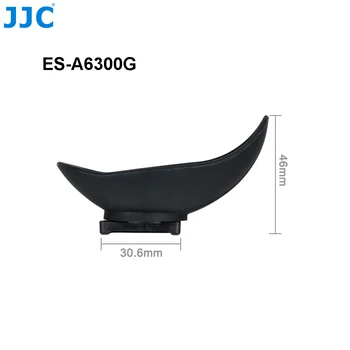 JJC Silikono 360º kampu Pasukti Eyecup vaizdo Ieškiklio Okuliaro Sony A6100 A6300 A6000 NEX-6 NEX-7 Kameros Akis taurės Pakeičia FDA-EP10