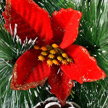 Kalėdų Vainikas Dirbtinis Pinecone Raudonos Uogos Girliandą Apdailos Kabinti Priekinės Durys, Sienos Medžio Ornamentu