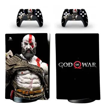 Karo dievo PS5 Digital Edition Odos Lipdukas, Decal Padengti 5 PlayStation Konsolės ir Valdytojai PS5 Odos Lipdukas