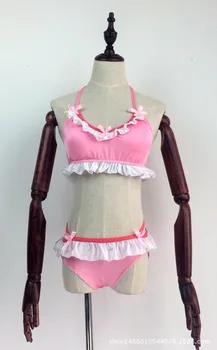 Karšta! Gyvenimas kitame Pasaulyje Nulio Rem Ram Sukumizu Maudymosi Cosplay Bikini Lolita Moterų Vasaros maudymosi kostiumėlį Nemokamas Pristatymas