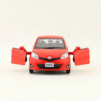 Karšto 1:36 Toyota Yaris/Vitz lydinio modelis,imituojant die-casting traukti atgal duris,gimtadienio dovana, vaikų žaislai,nemokamas pristatymas