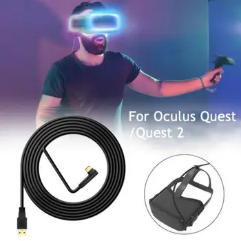 Karšto 2.4 GB 5M Duomenų Eilutė Įkrovimo Kabelis Oculus Quest/2 Sąsaja VR Ausines USB 3.1 Duomenų Perdavimo USB-A Tipo C Kabelio VR Priedai