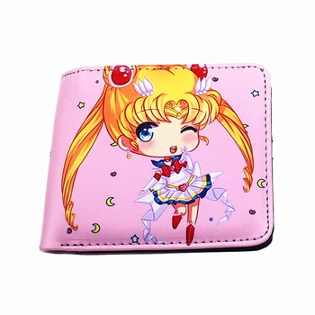 Karšto japonų animacinių filmų Orange moters rankinėje Sailor Moon Sakura cosplay žaislas piniginės lady pinigų turėtojas jauna mergina